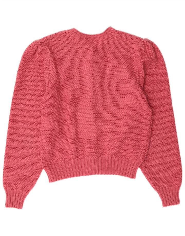 Sweter damski Geyer IT 42 Średni różowy wełniany