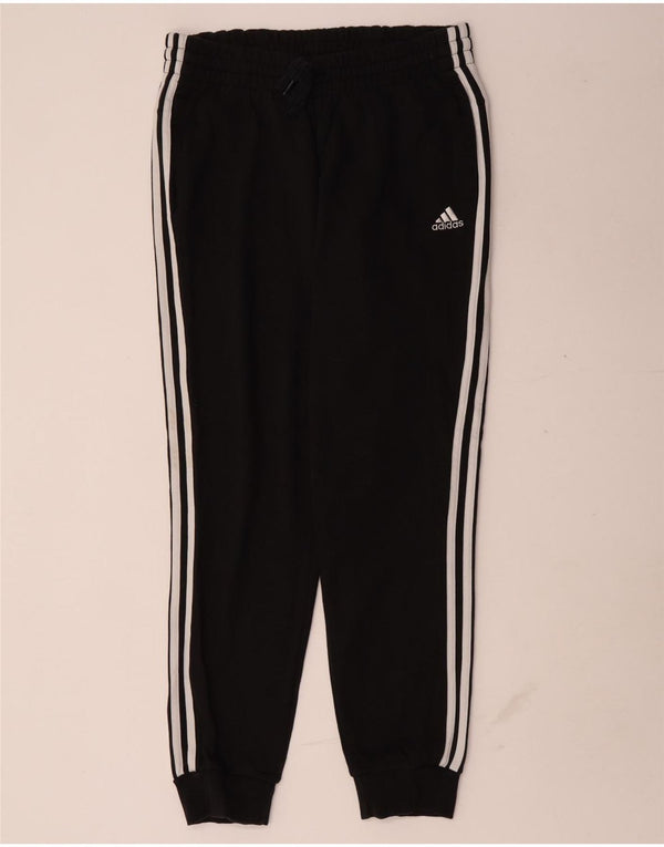Damskie spodnie dresowe Adidas Joggers UK 16/18, duże, czarne, bawełniane