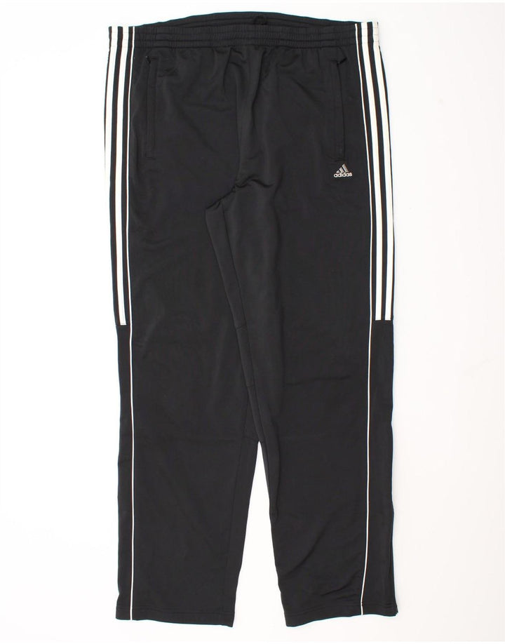 Męskie spodnie dresowe Adidas XL, czarne, poliestrowe