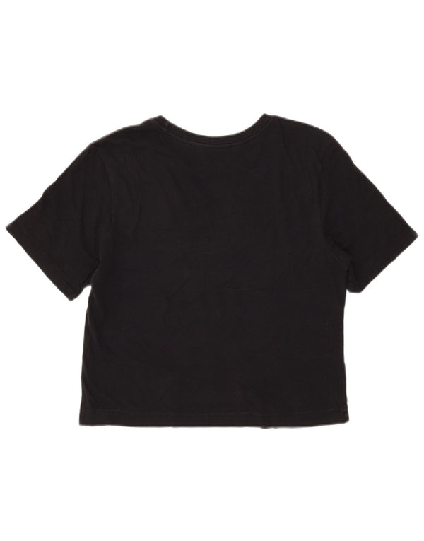 Damska koszulka Nike Athletic Cut Crop Graphic Top UK 10, mała czarna