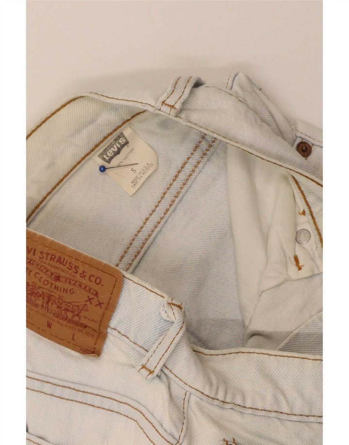 Damskie spodenki jeansowe Levi's 550 US 5 Small W25 Niebieskie bawełniane