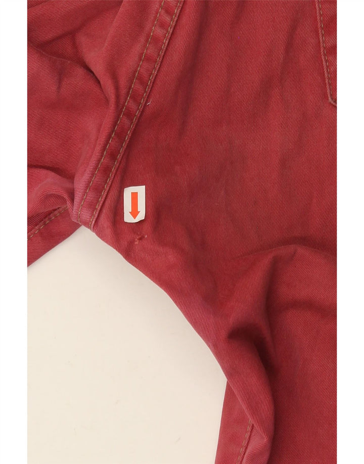 Męskie jeansy Levi's 401 Straight W31 L26 Czerwone bawełniane