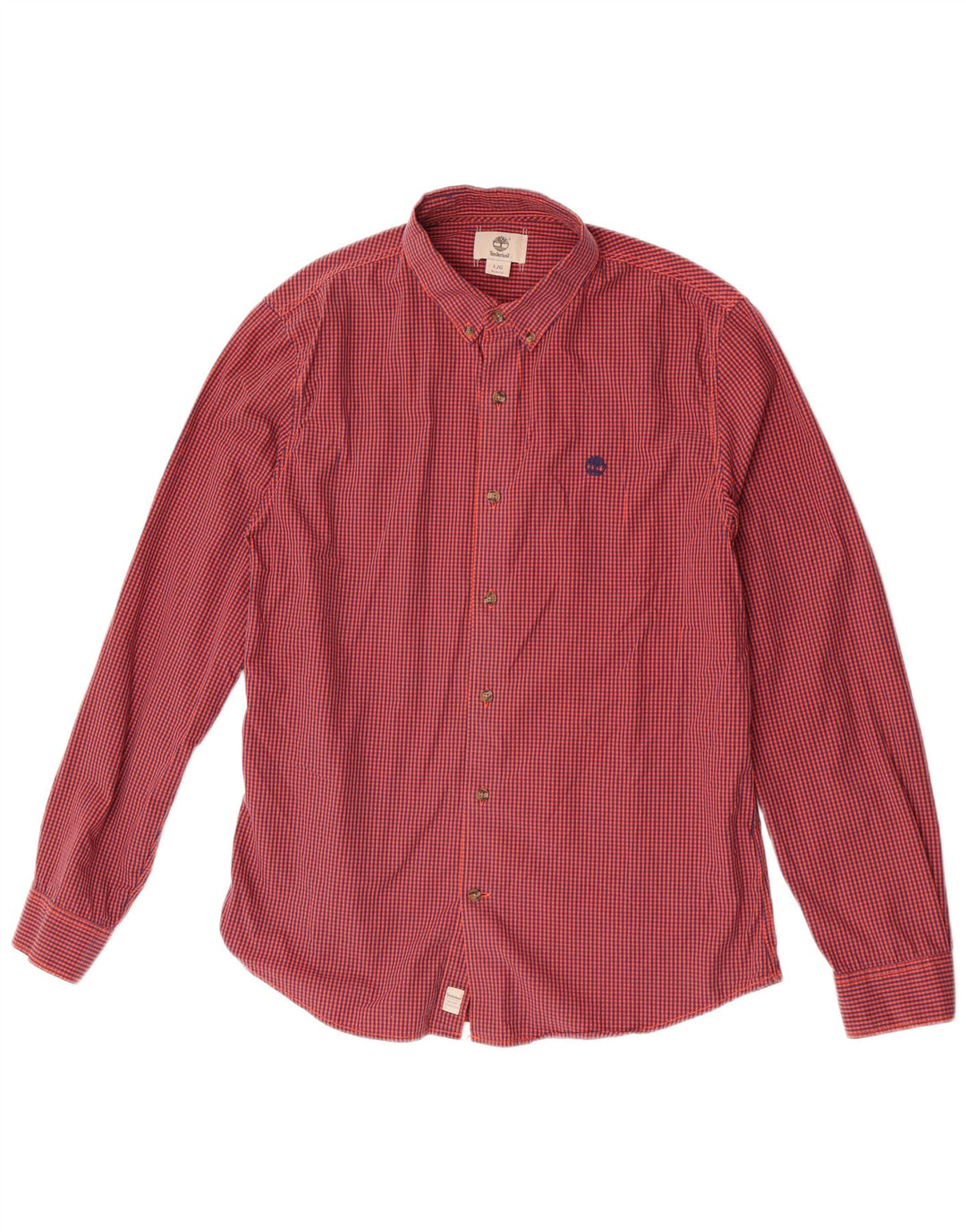 Koszula męska Timberland Slim Fit, duża, czerwona kratka