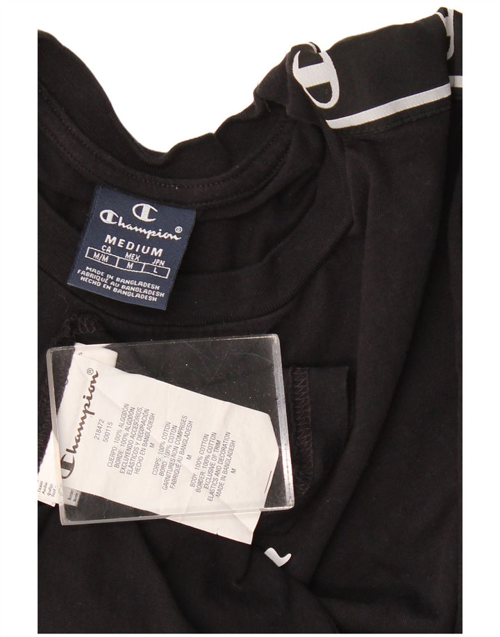 Damska koszulka z krótkim rękawem Champion z grafiką Top UK 14 Medium Black