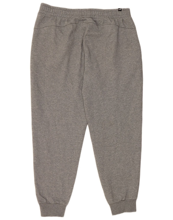 Damskie spodnie dresowe Puma Joggers UK 18 XL Szara bawełna