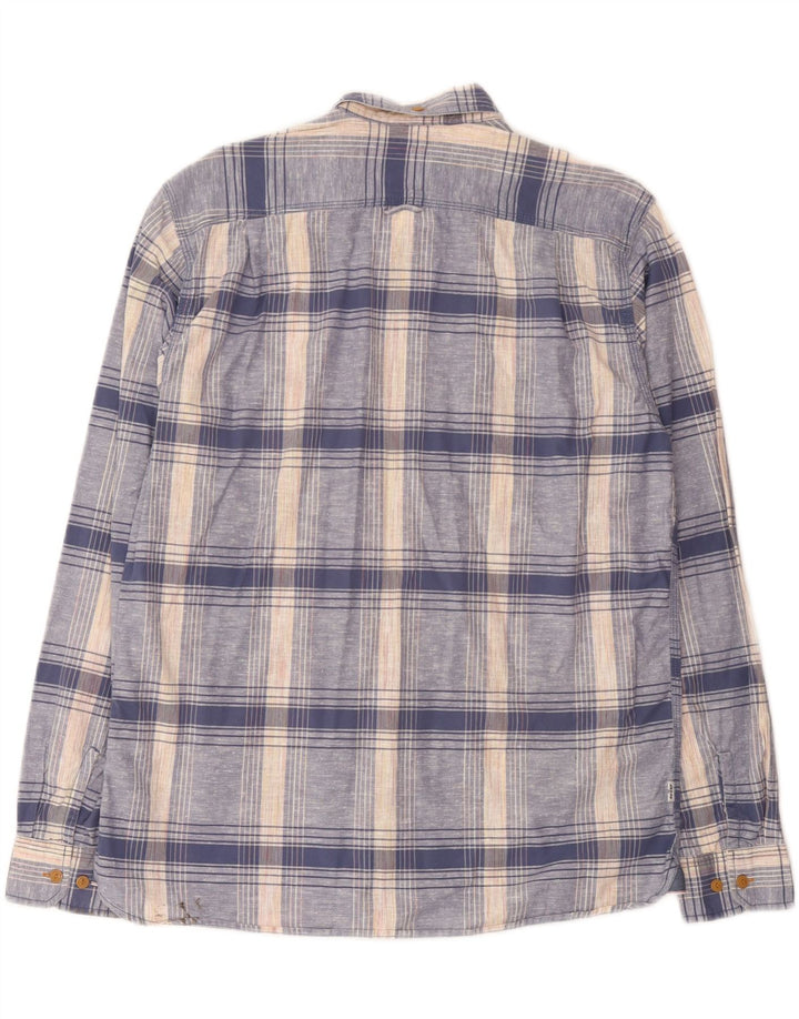 Koszula męska Levi's, bawełniana, w średnią niebieską kratkę