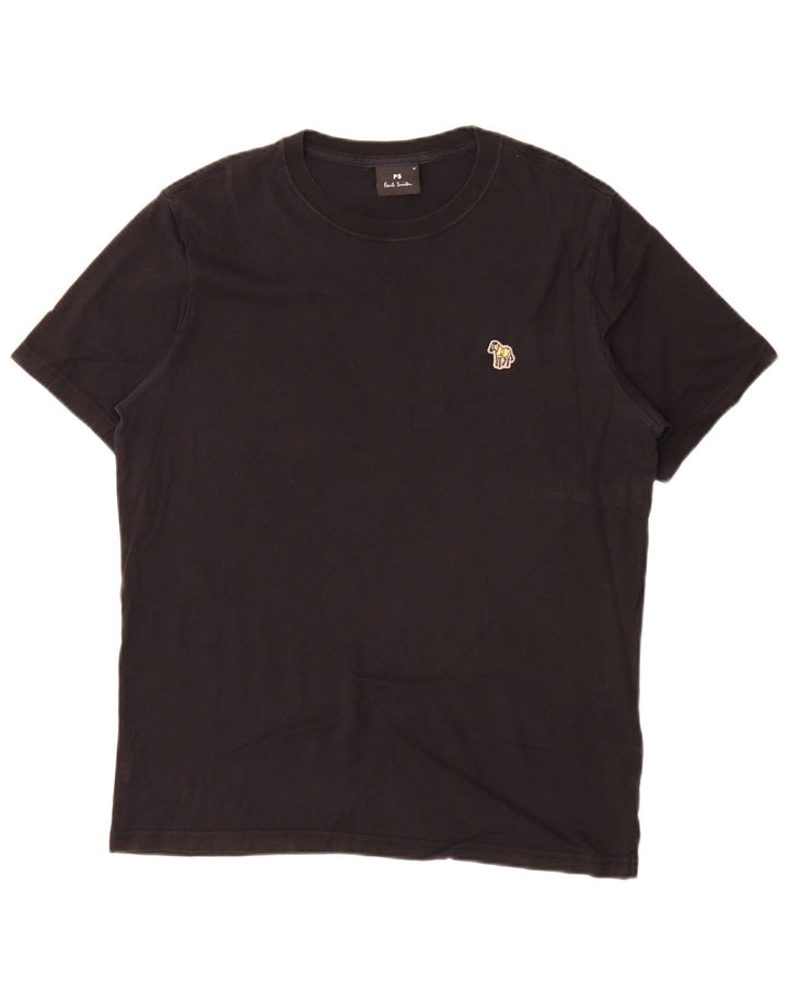 T-shirt męski Paul Smith, średni czarny, bawełniany