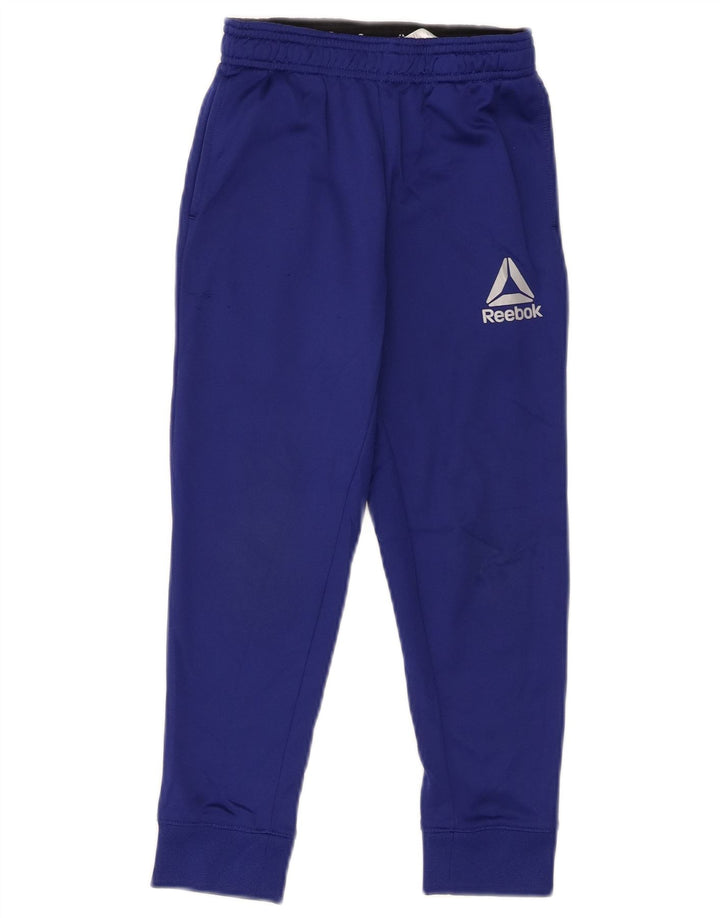 Chłopięce spodnie dresowe Reebok Joggers 6-7 lat, małe, niebieskie, poliestrowe