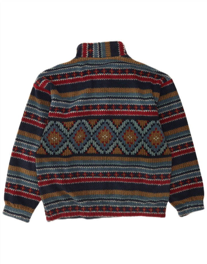 Męski sweter polarowy Fila IT 50, średniej wielkości, wielokolorowy, geometryczny