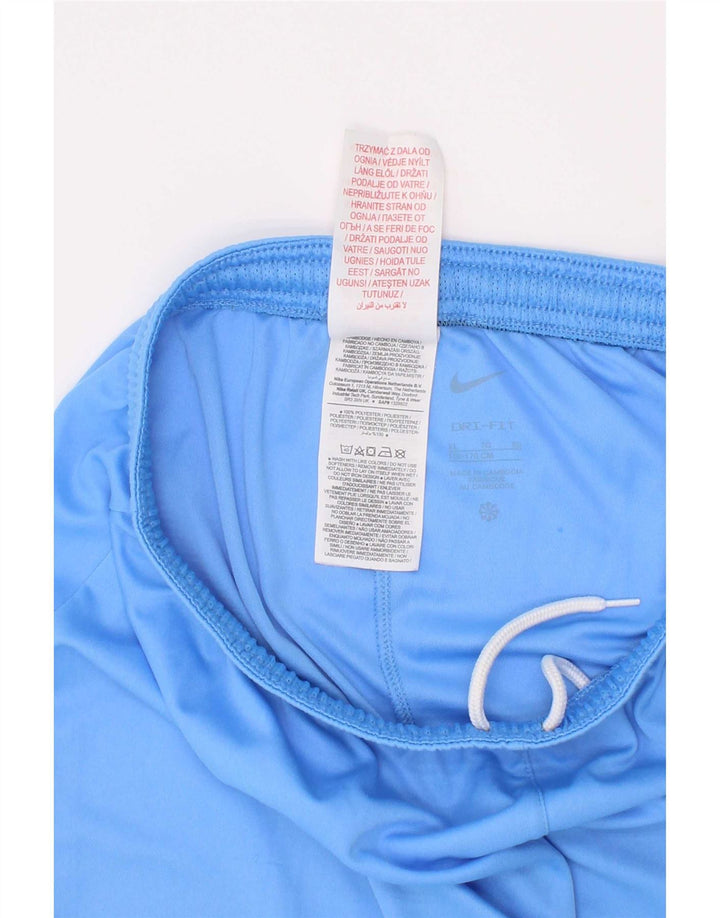 Chłopięce spodenki sportowe Nike Dri Fit 13-14 lat XL, niebieskie, poliestrowe