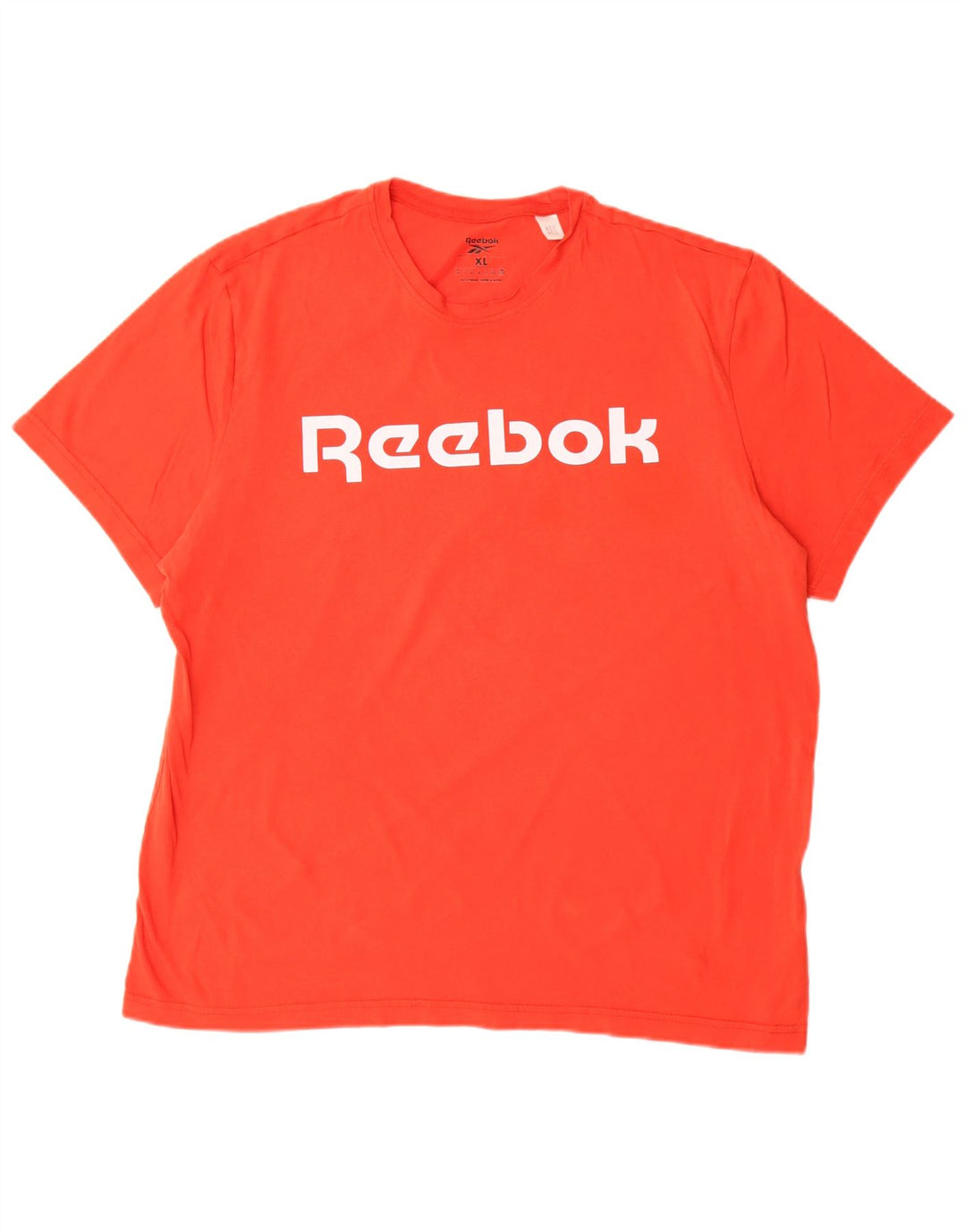 Męska koszulka z grafiką REEBOK XL, czerwona, bawełniana