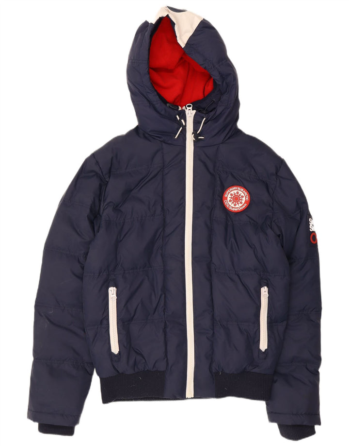 Męska wyściełana kurtka Superdry SubArctic Graphic UK 40, duża, granatowa