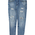 Damskie jeansy Zara w trudnej sytuacji W33 L28 niebieskie