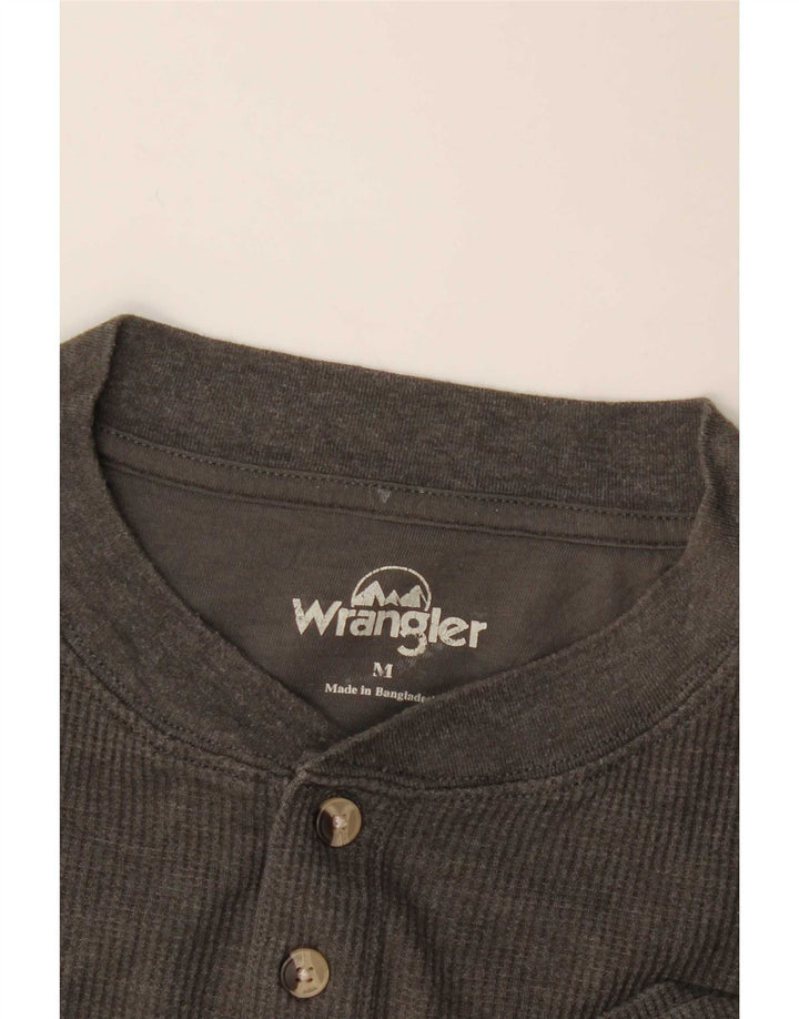 Męski top Wrangler z długim rękawem, średnioszary