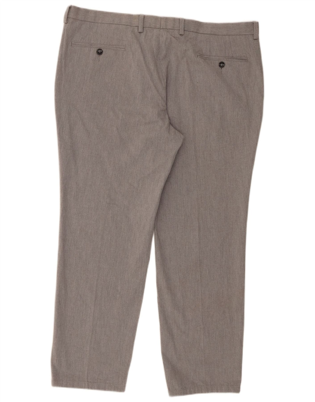 Marks & Spencer Męskie proste spodnie chino W40 L29 Szara bawełna