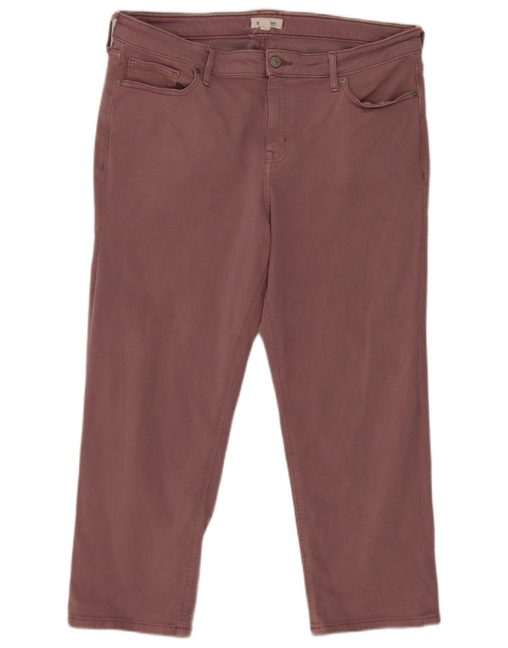 Damskie jeansy White Stuff UK 18 XL W38 L25 Fioletowe