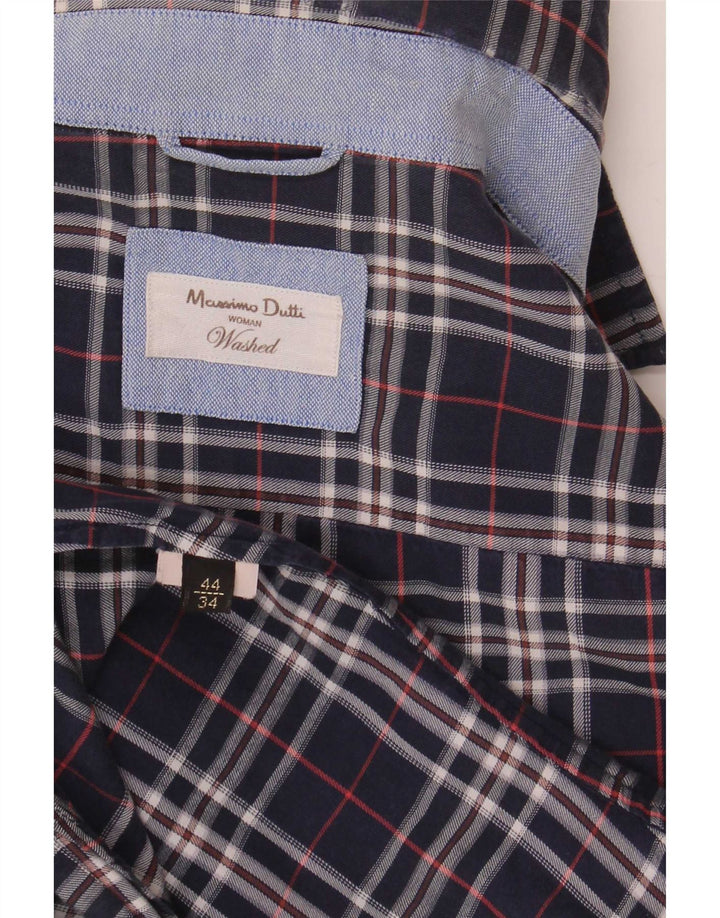 Koszula damska Massimo Dutti EU 34 XS w granatową kratkę