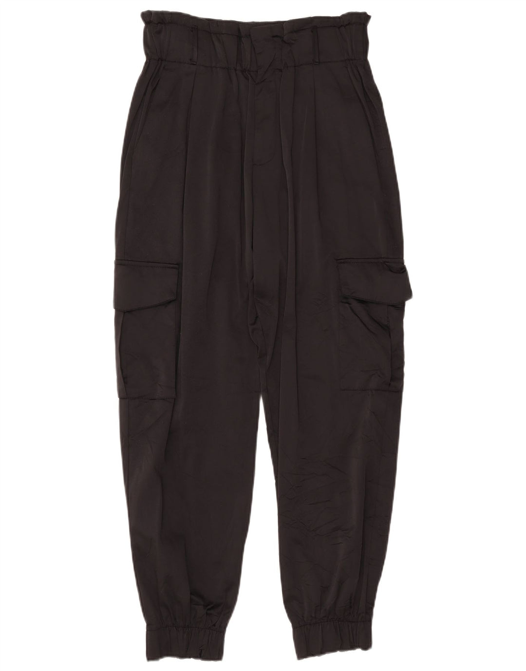 Spodnie damskie Zara Joggers Cargo, średnie W28 L26, czarne
