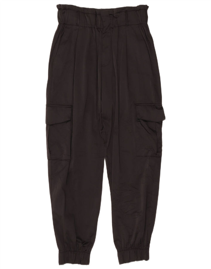 Spodnie damskie Zara Joggers Cargo, średnie W28 L26, czarne