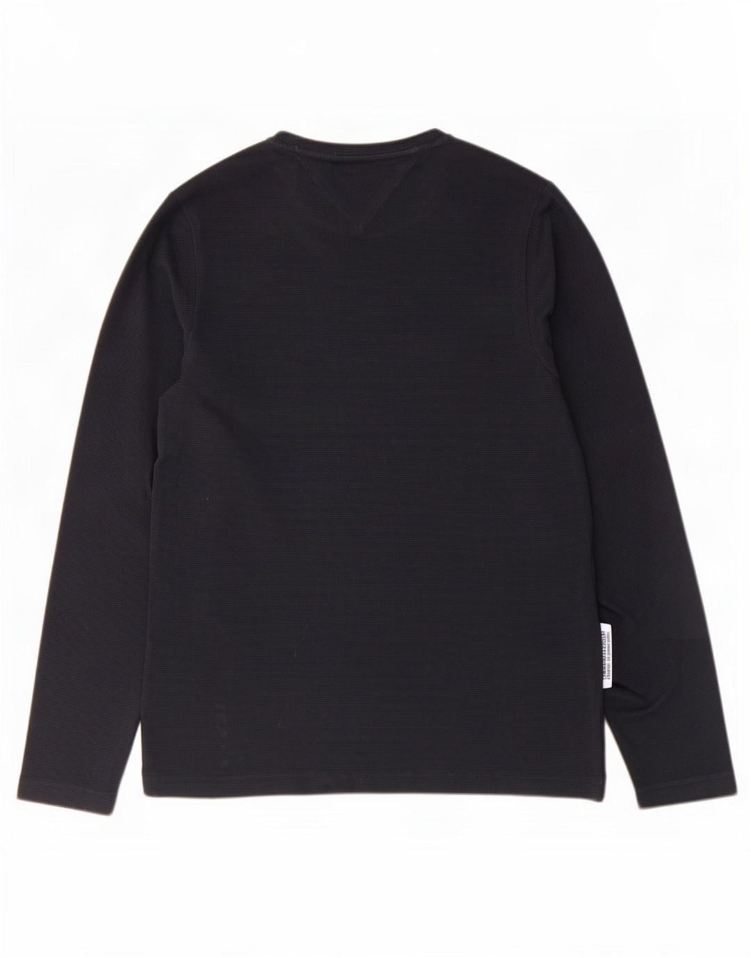 Męski top Tommy Hilfiger z długim rękawem, mały, granatowy, bawełniany