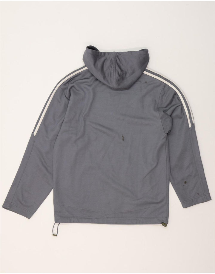 Męski sweter z kapturem ADIDAS UK 34/36, mały szary