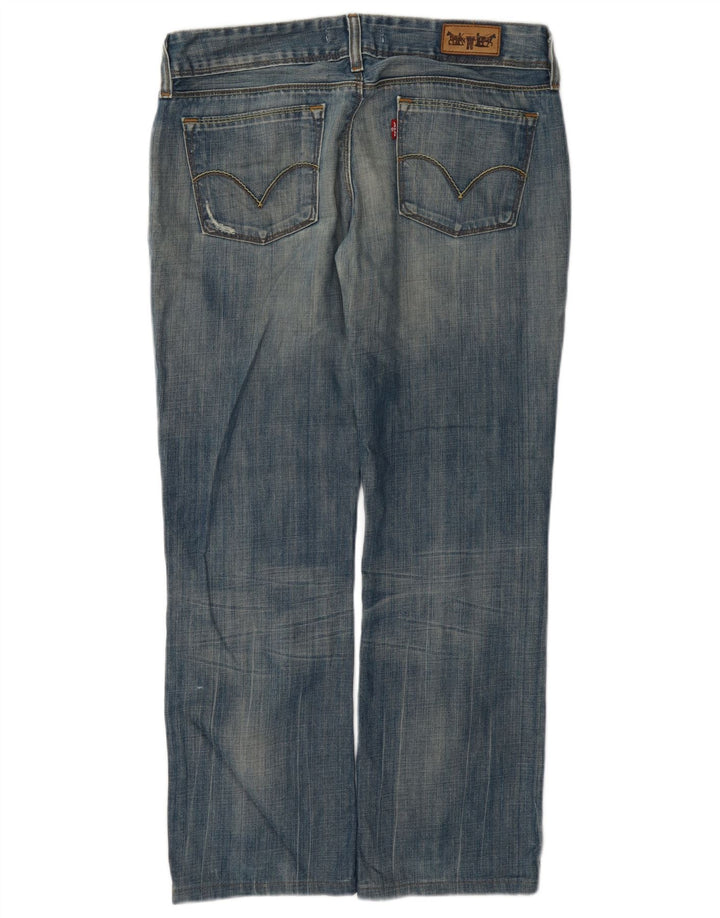 Damskie jeansy Levi's 570 w trudnej sytuacji W32 L28 Niebieska bawełna