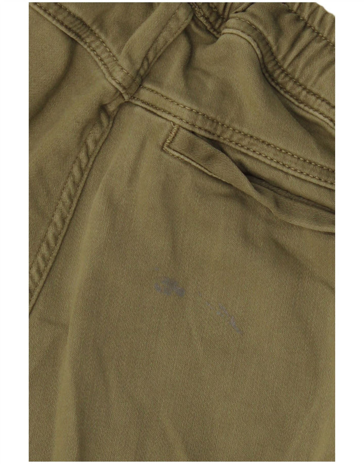 Męskie spodnie dresowe Zara Cargo, małe W30 L28, khaki, bawełniane, wojskowe