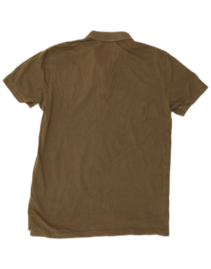 LEVI'S Mens Polo Shirt Large Khaki Cotton