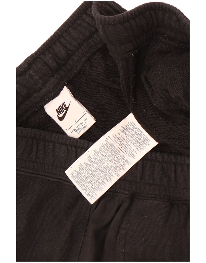 Męskie spodenki sportowe Nike, duże, czarne, bawełniane