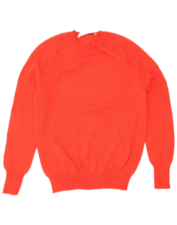 Sweter damski Zara z okrągłym dekoltem UK 10 Small Red Wełna