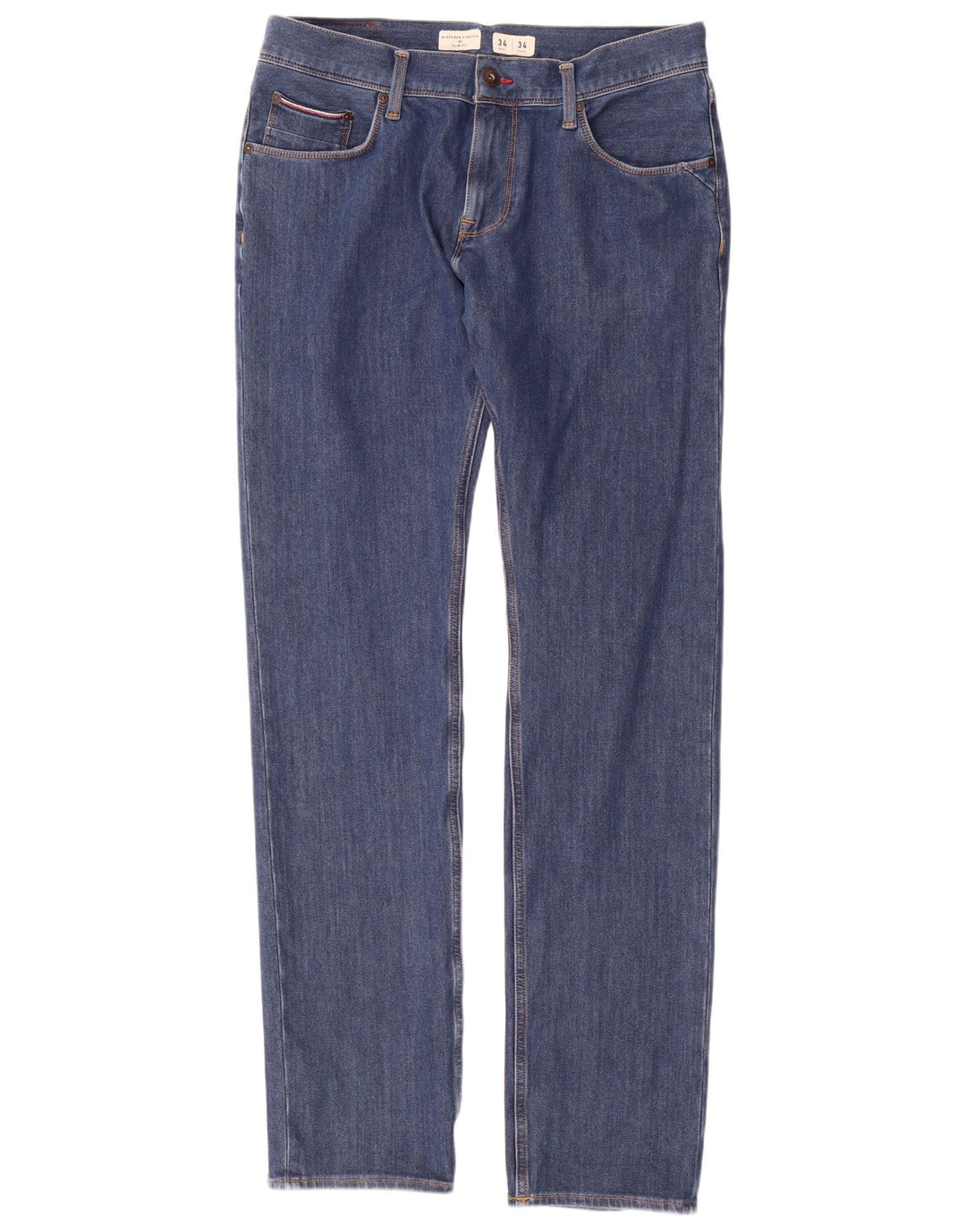 Męskie dżinsy Tommy Hilfiger Bleecker Slim W34 L34 Niebieska bawełna