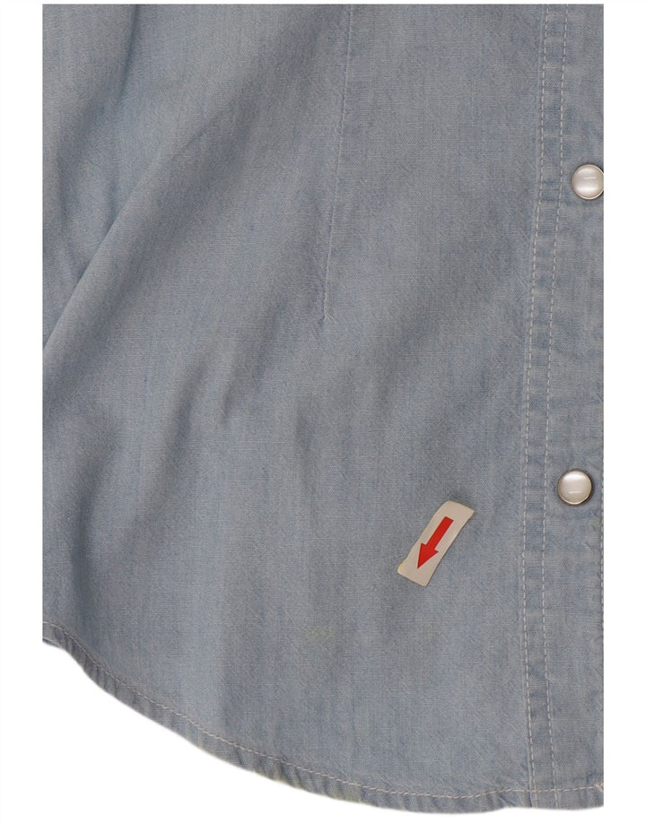 Damska koszula bez rękawów Lee UK 10 Small Blue