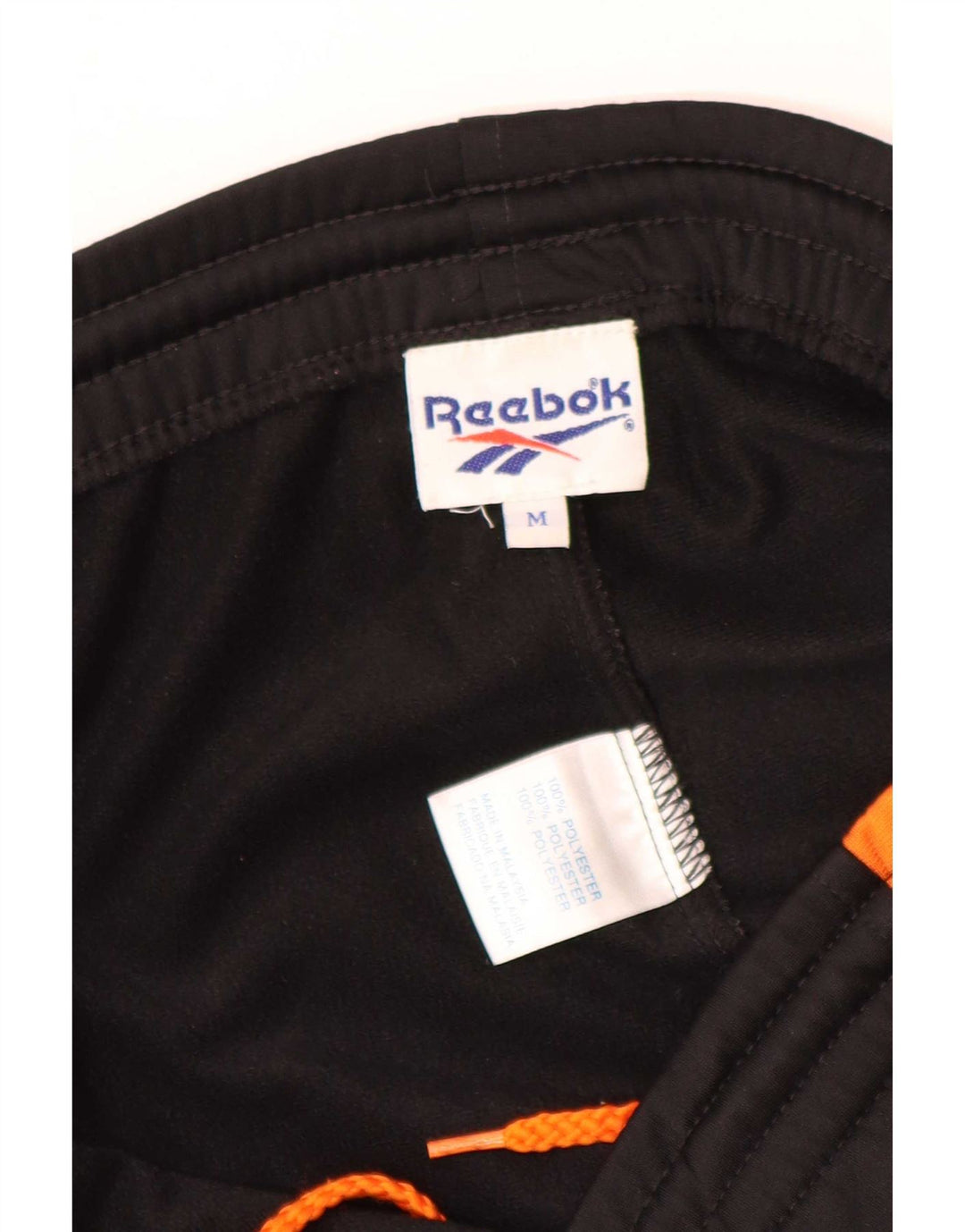Reebok Męski graficzny pełny dres, średni czarny, blok kolorów, poliester