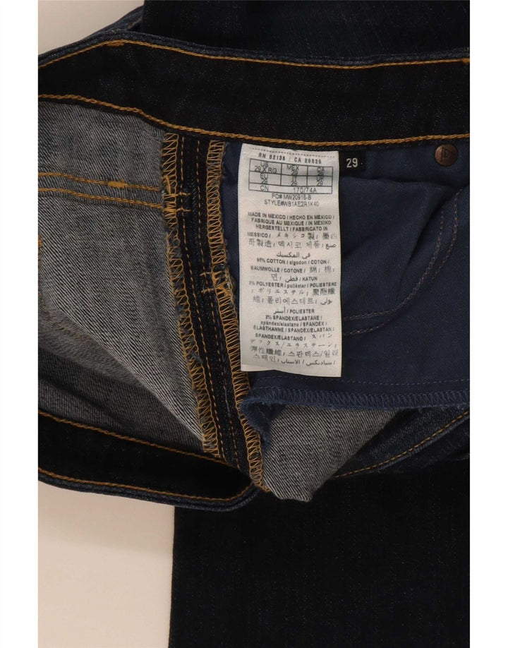 Jeansy damskie Guess Low Bootcut W29 L33 Granatowe, bawełniane