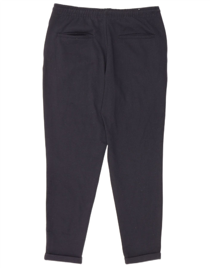 Męskie spodnie typu slim chino Zara, średnie W31 L27, granatowe, poliestrowe