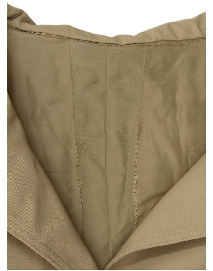 Trencz damski VINTAGE UK 12 średni beż