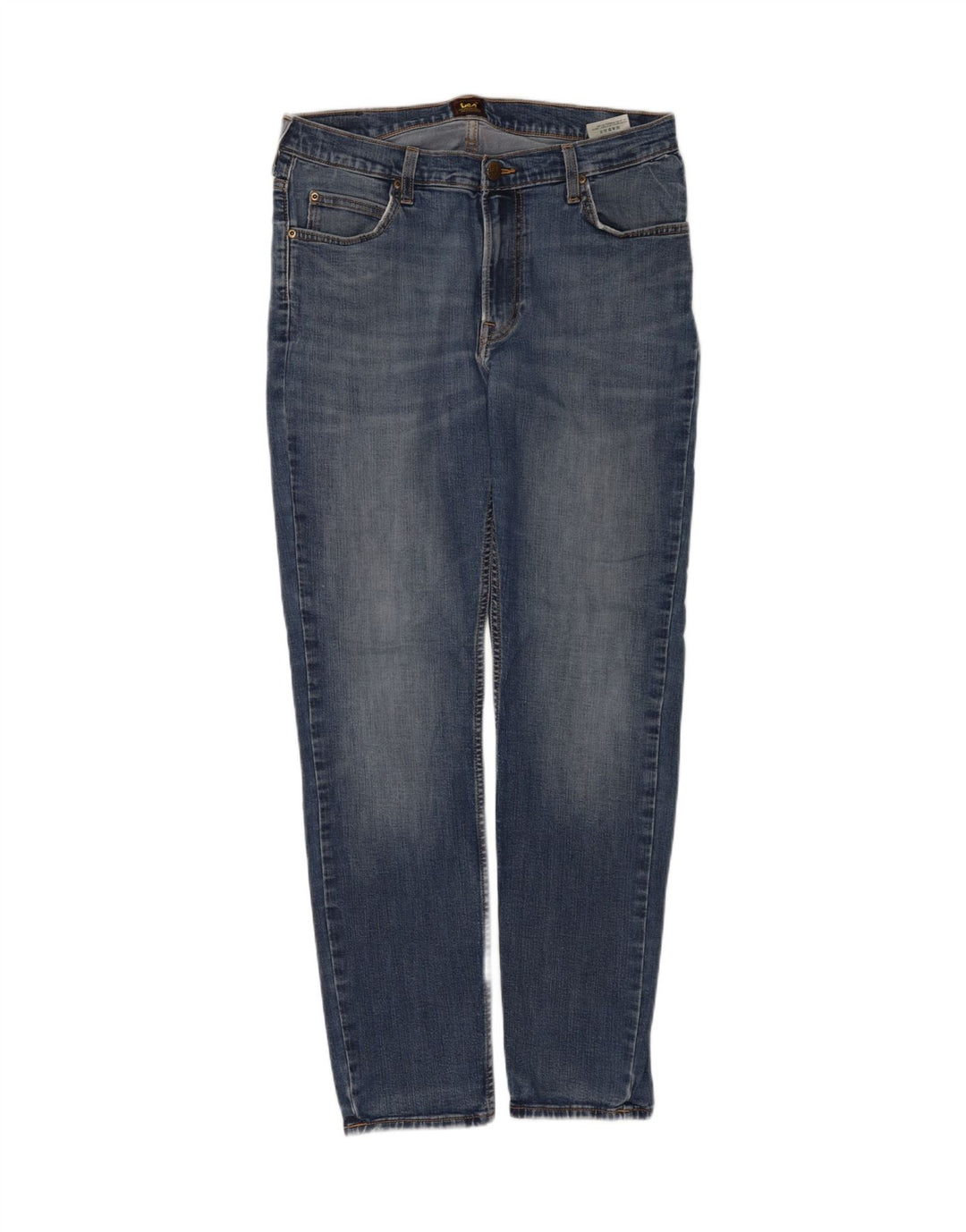 Męskie jeansy Lee Rider Slim W33 L32 Niebieskie bawełniane