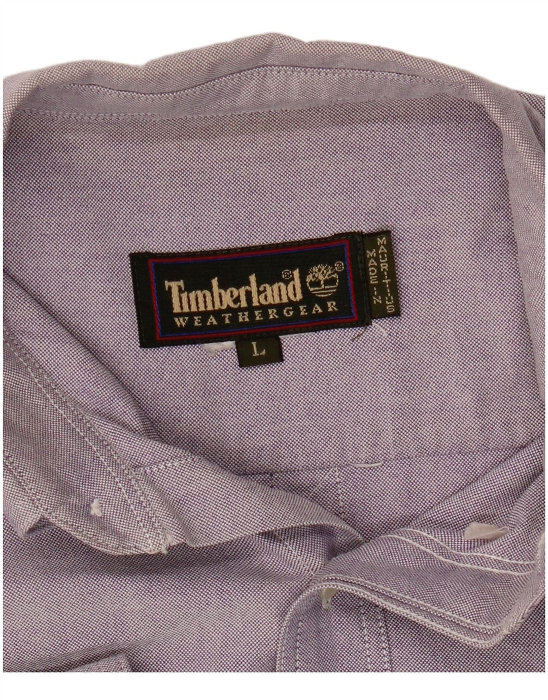 Koszula męska Timberland Weathergear, duża fioletowa