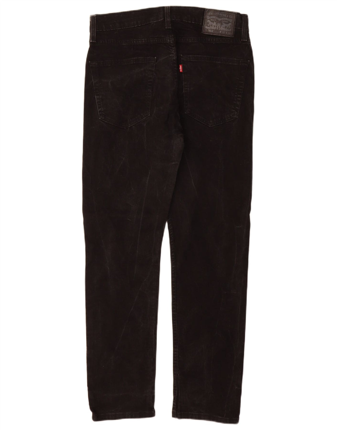 Męskie jeansy Levi's 502 Tapered W32 L32 Czarna bawełna