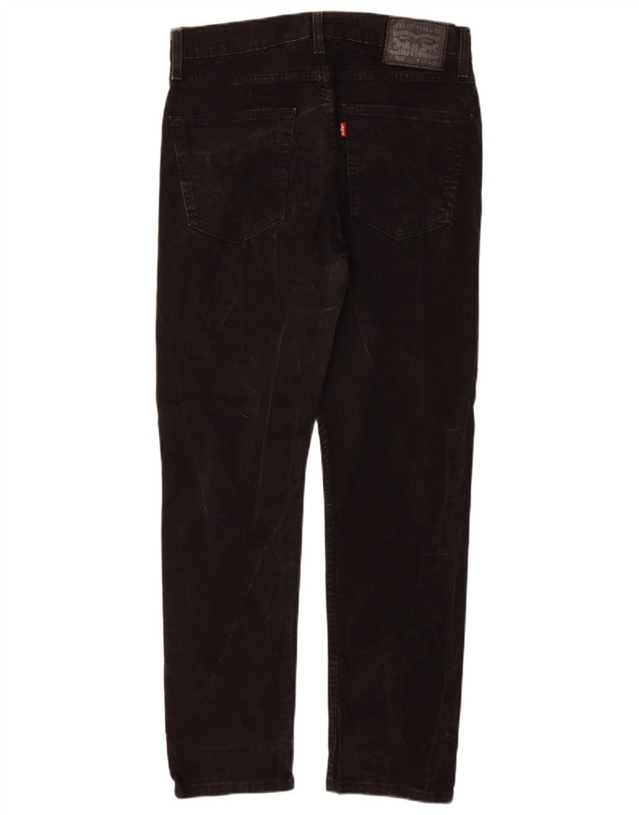Męskie jeansy Levi's 502 Tapered W32 L32 Czarna bawełna