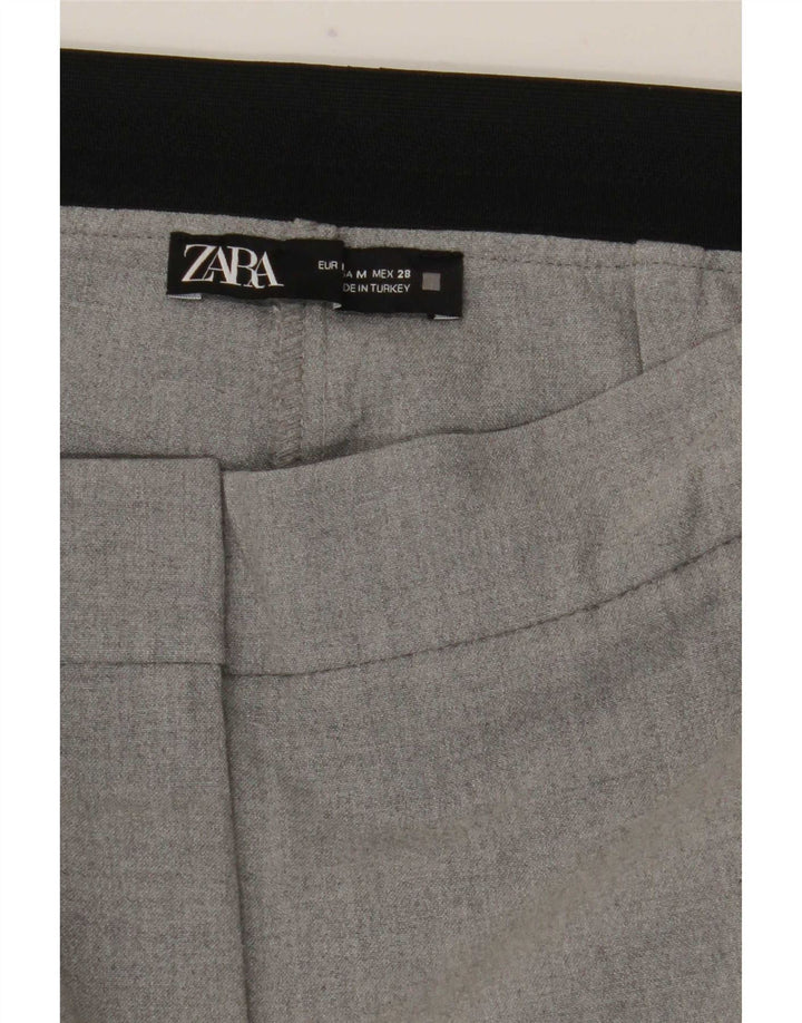 Spodnie damskie Zara Slim Chino, średnie W28 L27, szare