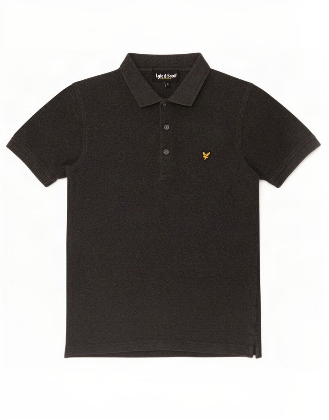 Męska koszulka polo Lyle & Scott, mała, szara, bawełniana