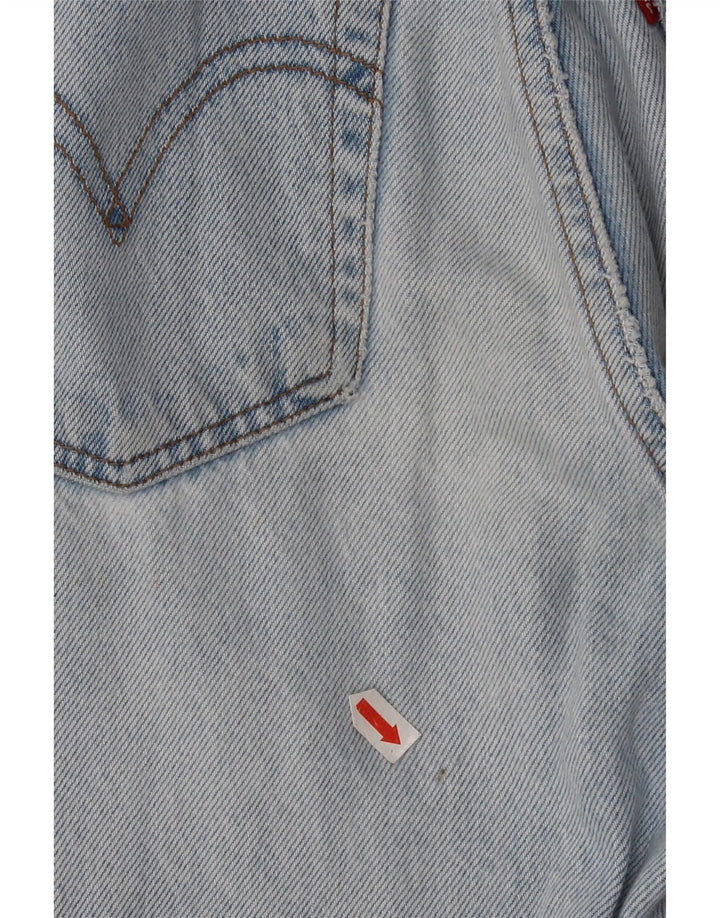 Damskie jeansy Levi's Ribcage Straight W25 L29 Niebieskie bawełniane