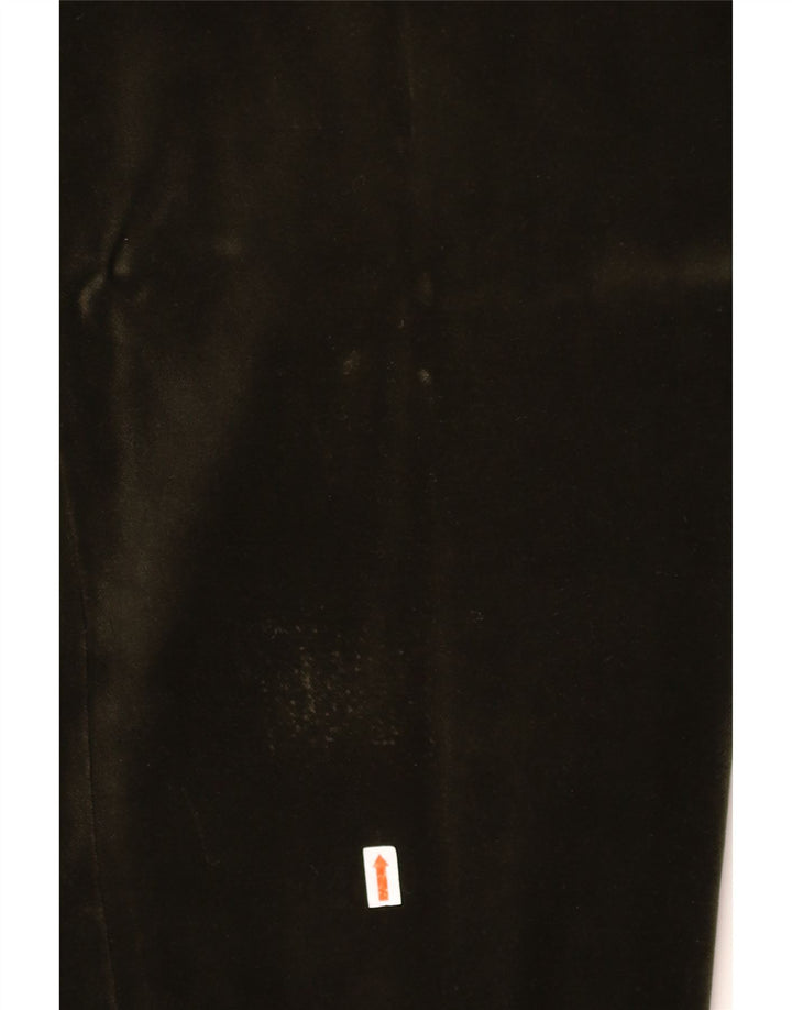 Aksamitne spodnie damskie VINTAGE EU 40 Medium W27 L29 Zielona bawełna