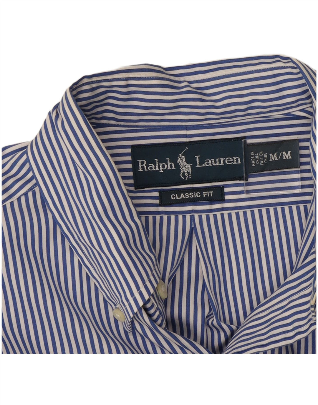 Koszula męska Ralph Lauren o klasycznym kroju, w średnie niebieskie prążki