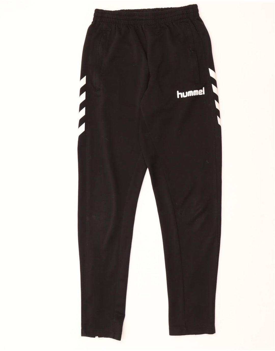 Damskie spodnie dresowe Hummel Graphic UK 8, małe, czarne, poliestrowe