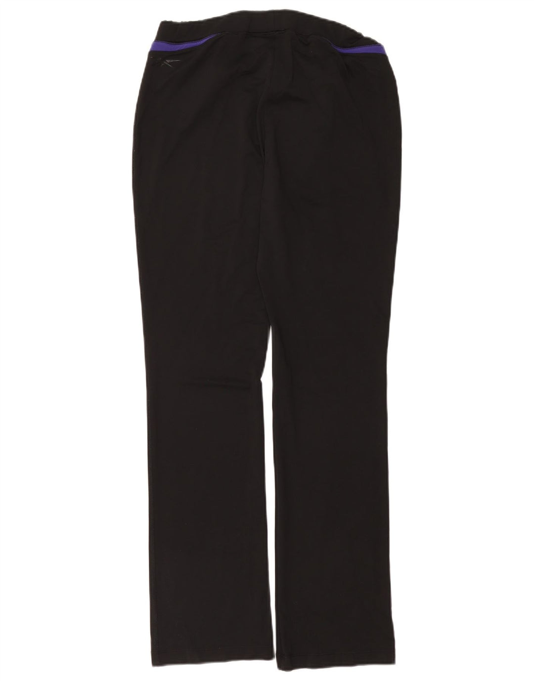 Damskie spodnie dresowe REEBOK UK 14, duże, czarne, poliestrowe