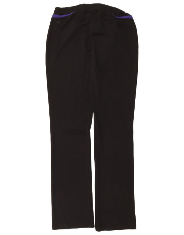 Damskie spodnie dresowe REEBOK UK 14, duże, czarne, poliestrowe