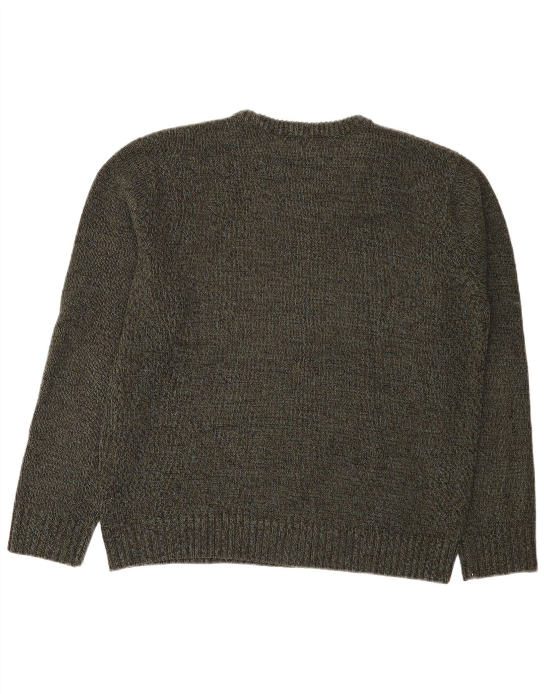 Marks & Spencer Męski sweter z dekoltem w łódkę, duży khaki