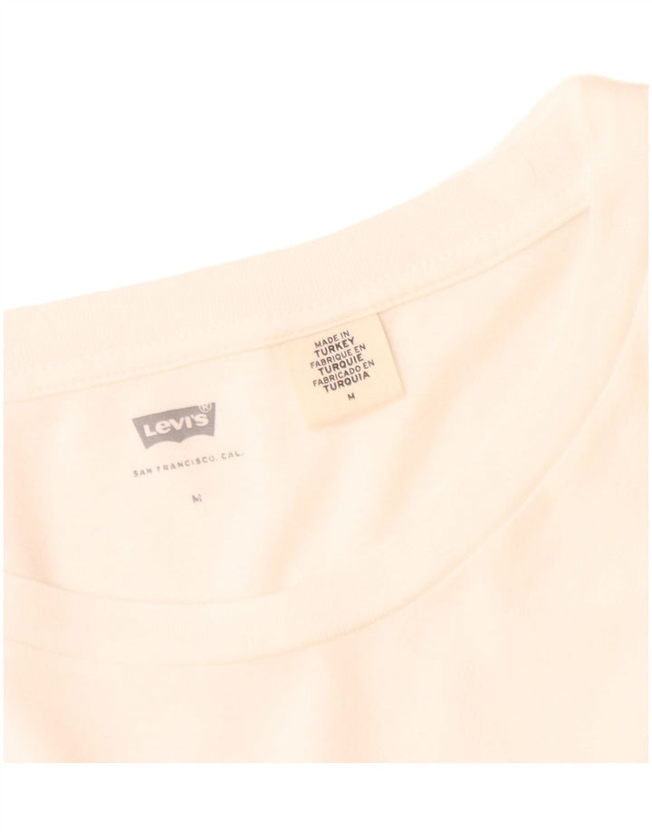 Damska koszulka z grafiką Levi's Top UK 14 Średnia biel